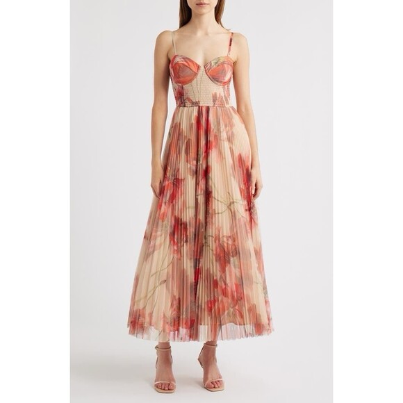 Hutch Dresses & Skirts - Hutch Dress Womens Size XL Brianna Sleeveless Bustier Pleated Tulle Maxi NWT